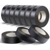 10 Pieces of PVC Electrical Insulation Tape - Strong Adhesive, Heat-resistant and Weather-resistant, Moisture-proof, Durable