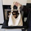 Large-capacity Bag Women's Summer New Simple and Versatile Pleated Shoulder Armpit Bag Commuter Dumpling Bag