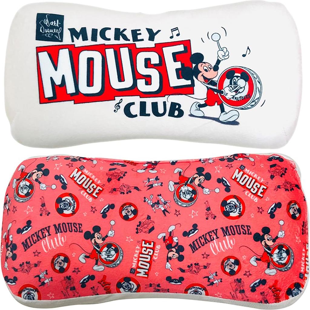 MORIPiLO Morishita Memory Foam Pillow, Mickey Mouse Design, Red, 15x30cm, Soft Plush Cushion, Character Merchandise, Disney 100th Anniversary, 4621124