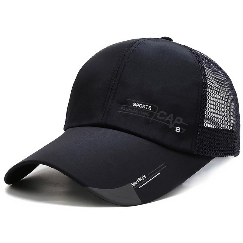 Бейсбольная кепка Trucker Snapback Mesh изогнутая мужская женская летняя шляпа от солнца