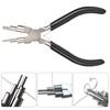 Circlip Pliers 6-Section Round Nose Snap Ring Plier Hand Made Home Repairing Tools
