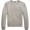 Polo Embroidered Round Neck Long Sleeve Sweatshirt Women Sweatshirt Gray WMPOKNINFB20701-020