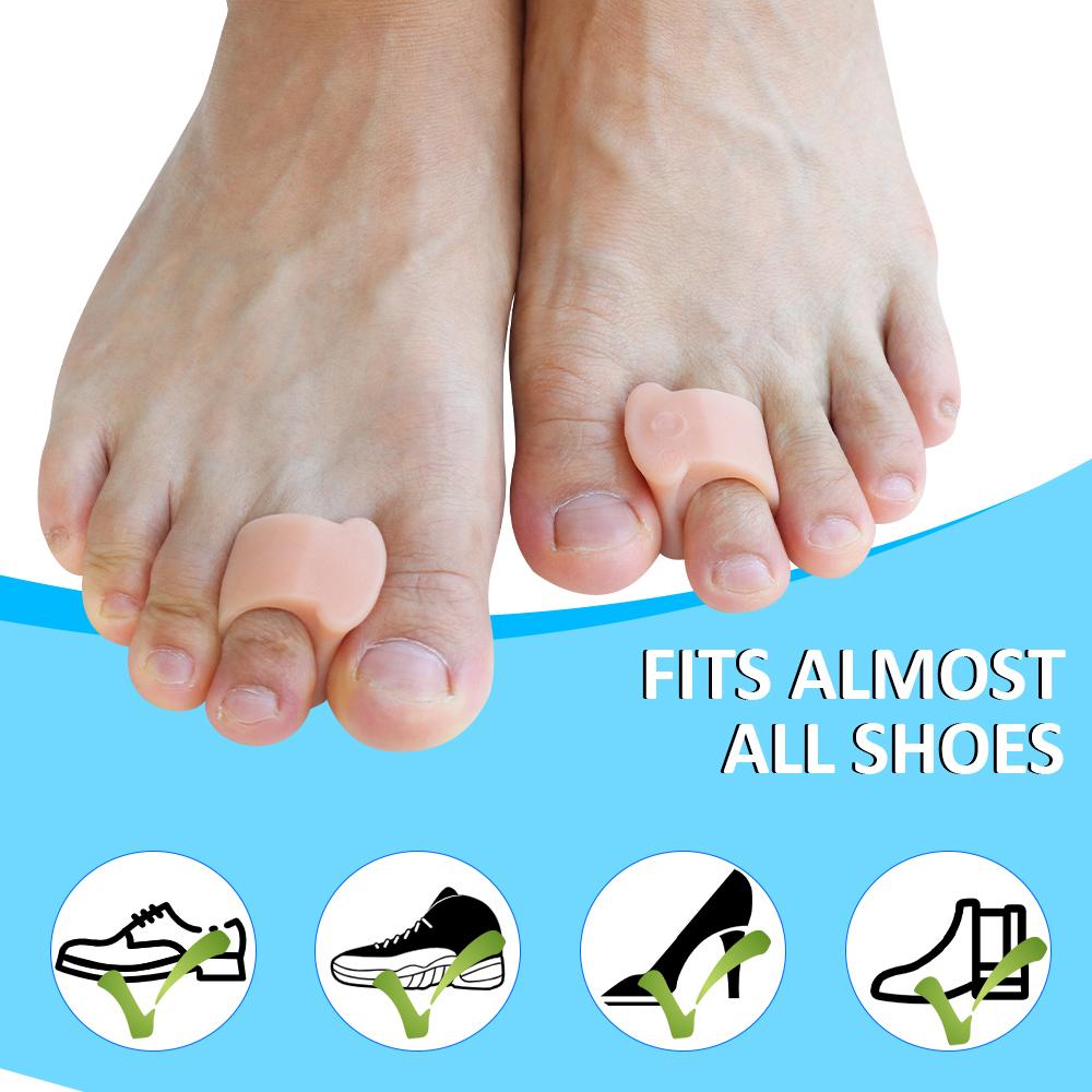 Мягкие гелевые разделители пальцев ног, корректоры для перекрытия пальцев ног, средство для ухода за ногами ARI