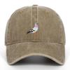 Pigeon Embroidery Pattern Baseball Cap Casual Sunscreen Hats Fashion Baseball Hats  All Seasons