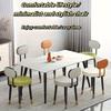 Домашний Легкий Роскошный Обеденный Стол и Стул Домашний Дышащий Стул Креативный Обеденный Стул Стул с Мягкой Обивкой Спальный Стул для Туалетного Столика