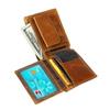 2021 классические мужские кошельки, винтажный кошелек из натуральной кожи, Rfid, противоугонный, короткий складной кошелек с визитницей, мужской кошелек
