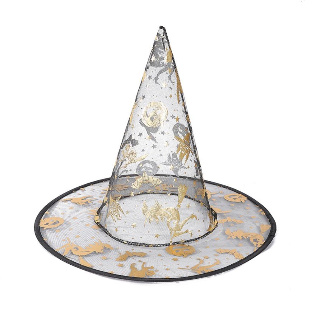 Hot Sale Gauze Halloween Ball Hat Parties Dress Up Cosplay Prop Headwear Costume Props Funny Costume Cap Gift