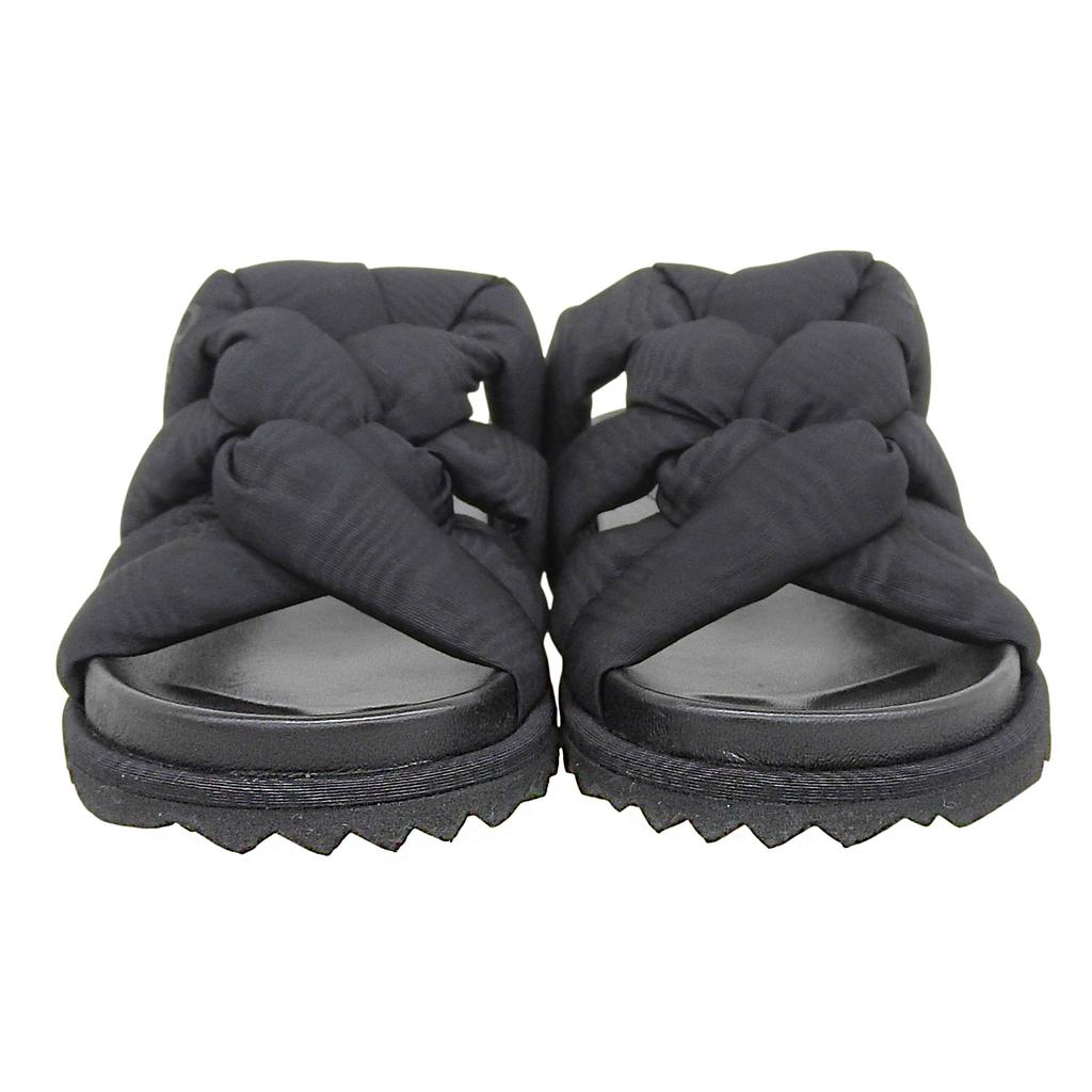 Отличные босоножки JIMMY CHOO Kes черные Синтетическое волокно Женские 35 Б/у