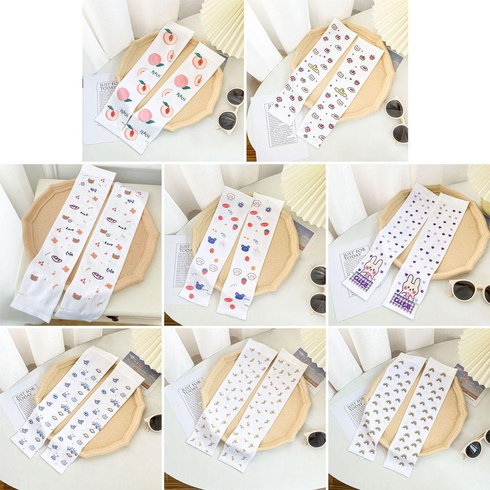 Защита рук от УФ-лучей Чехол Защитные перчатки от солнца Женские Перчатки Летний рукав из ледяного шелка Нарукавники