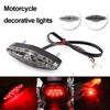 Мотоциклетный светодиодный задний фонарь, задний стоп-сигнал 12 В, высокий/низкий, красный, стоп-сигналы, универсальный для внедорожного, дорожного мотоцикла, скутера, мотоцикла