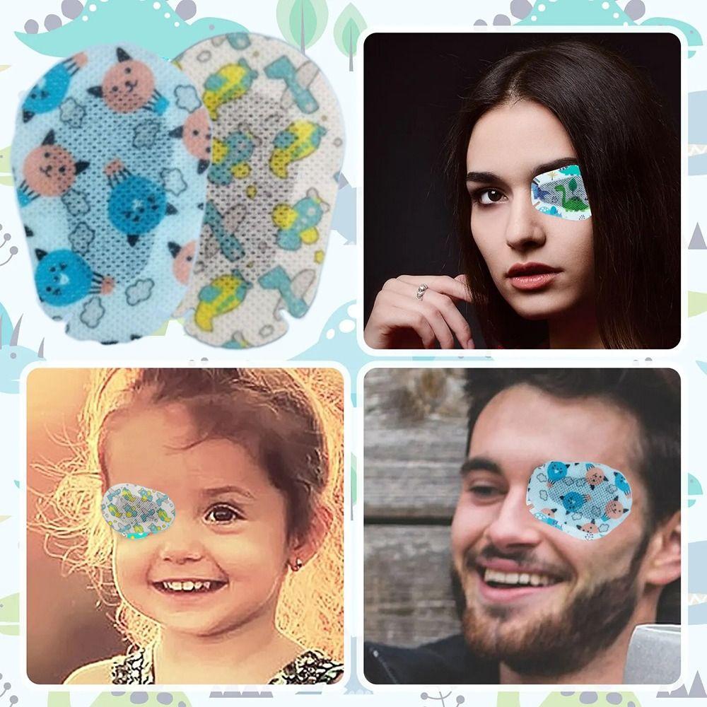 Disposable Adhesive Bandages First Aid Kit Children Amblyopia Eye Patch Children Kids Adults