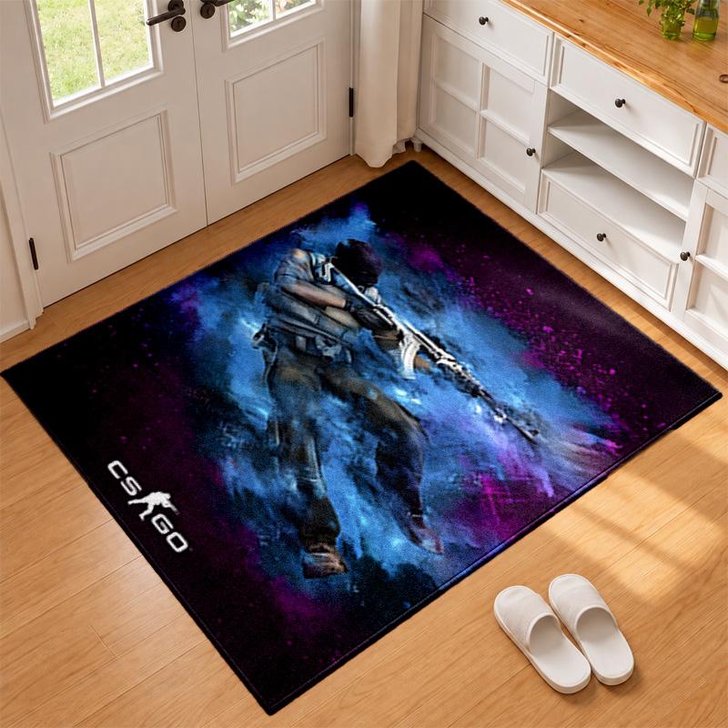CS go Carpet Door Mat for Living Room or Bedroom Protective Mat Under Chair Office Decoration Christmas Gift Birthday Present