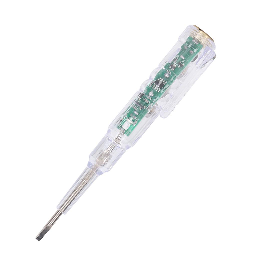 Voltage Tester Professional High Brightness Tri Color Electrical Tester Pen with Buzzer Alarm
