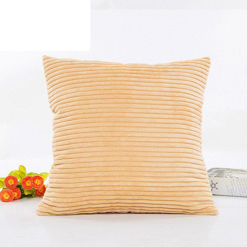 Cozy Supersoft Striped Corduroy Cushion Cover For Your Stylish Sofa