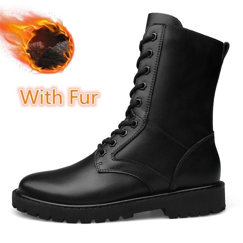 Мужские кожаные ботинки Высокие модные ботинки Мотоциклетные ботинки Ботильоны для пар Ботинки унисекс Ботинки для мотокросса Мужские ботинки Челси