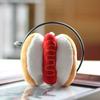 Creative Cute Cartoon Food Styling Plush Pendant Keychain Bag Charms Decoration