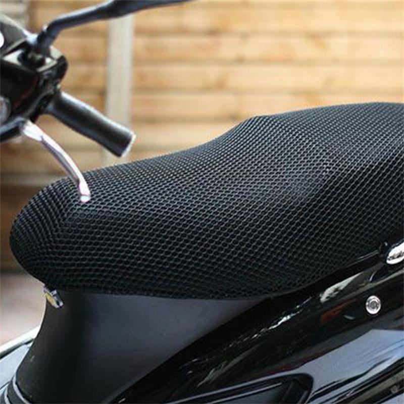 5 шт. Чехол на сиденье мотоцикла, дышащий летний сетчатый чехол на сиденье мотоцикла, солнцезащитный, противоскользящий, теплоизоляционный, защитный чехол на сиденье