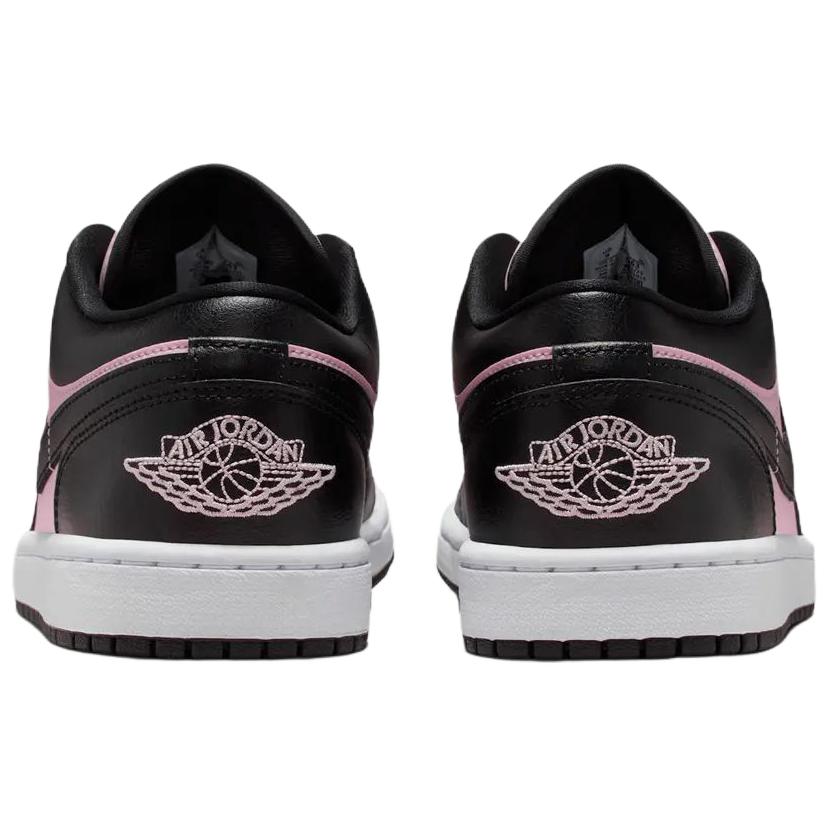 Jordan Air Jordan 1 Дышащие Низкие Винтажные Баскетбольные Кроссовки Женские Черно-Розовые IO3394-663