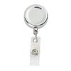 1pc Clip Anti-Lost Clip Metal ID Name Card Lanyards Retractable Key Ring Badge Holder