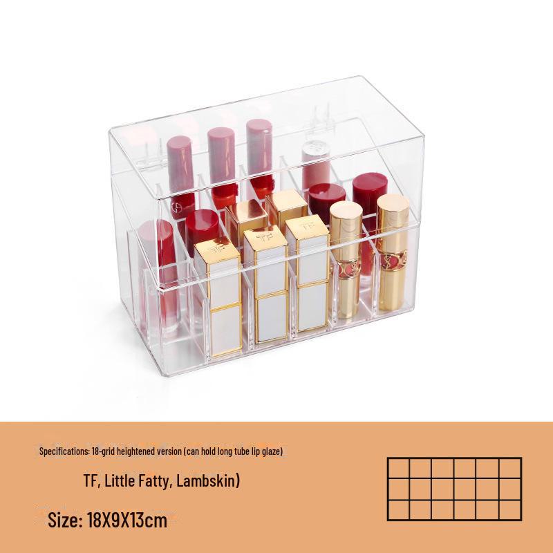 Акриловый пылезащитный органайзер для косметики и кистей