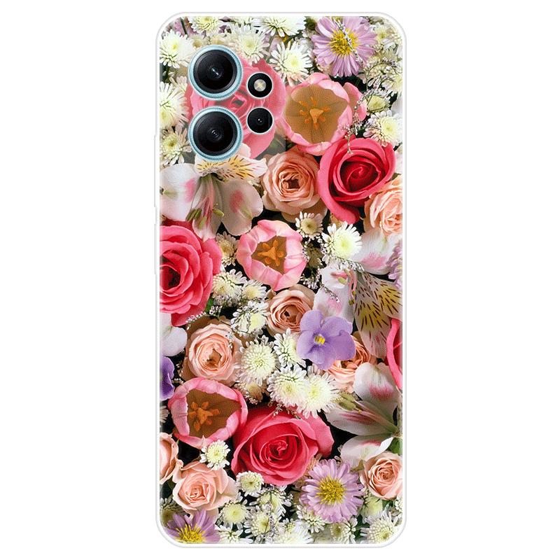 Для Xiaomi Redmi Note 12 Note12 4G чехол Мягкая силиконовая задняя крышка Мультяшный чехол для телефона Разнообразие