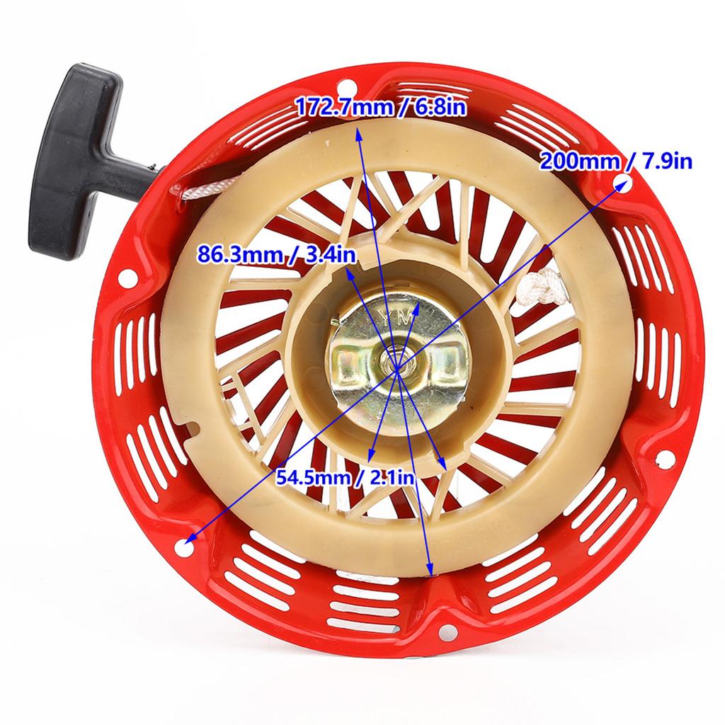 188F 190 Pull Starter 6.5KW генератор подходит для бензинового двигателя GX340 GX390 GX610