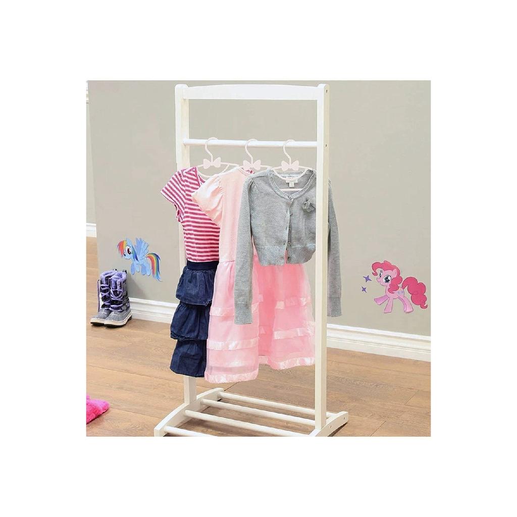 Милые 12 штук розовые детские вешалки с бантом-бабочкой