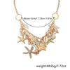European and American Summer Beach Shell Necklace - Conch and Starfish Design for Women