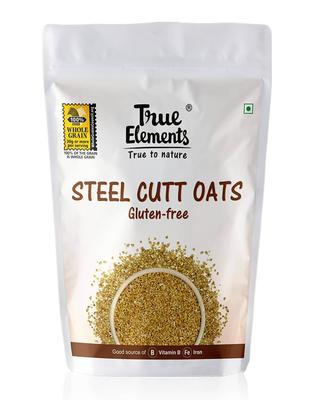 Дробленая овсяная каша (500 г), Steel Cutt Oats,  True Elements