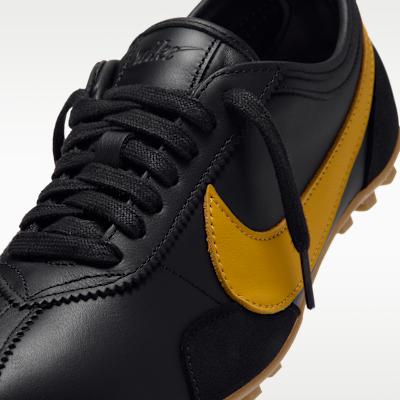 Women's Sneakers Nike Wmns Moon Shoe OG Leather SP 'Black Yellow Ochre'