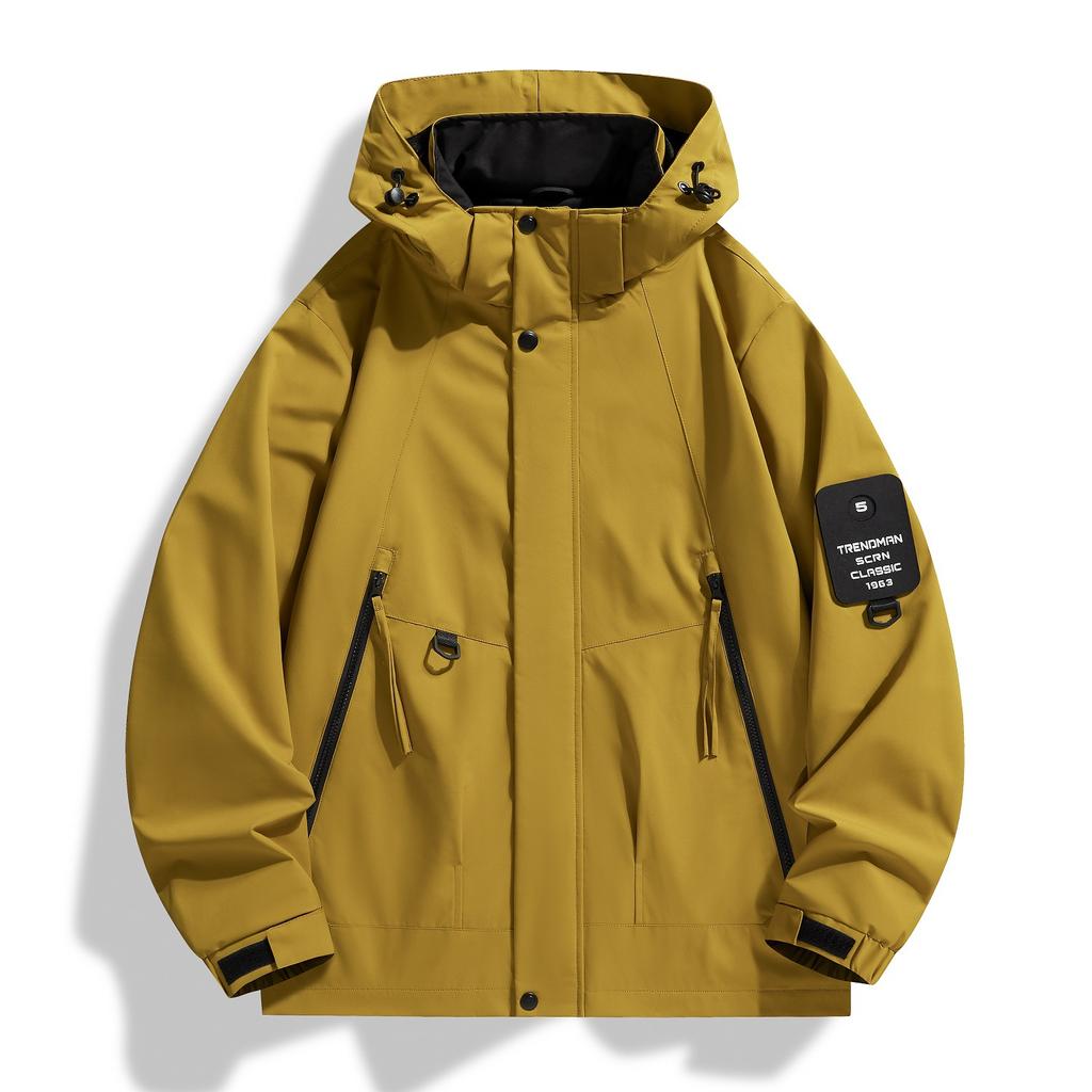 Весенняя новая куртка с капюшоном для пары, повседневная куртка для активного отдыха, мужское пальто