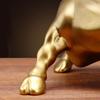 Light Luxury Wall Street Bull Statue Feng Shui Stock Market Mascot Sculpture  Children