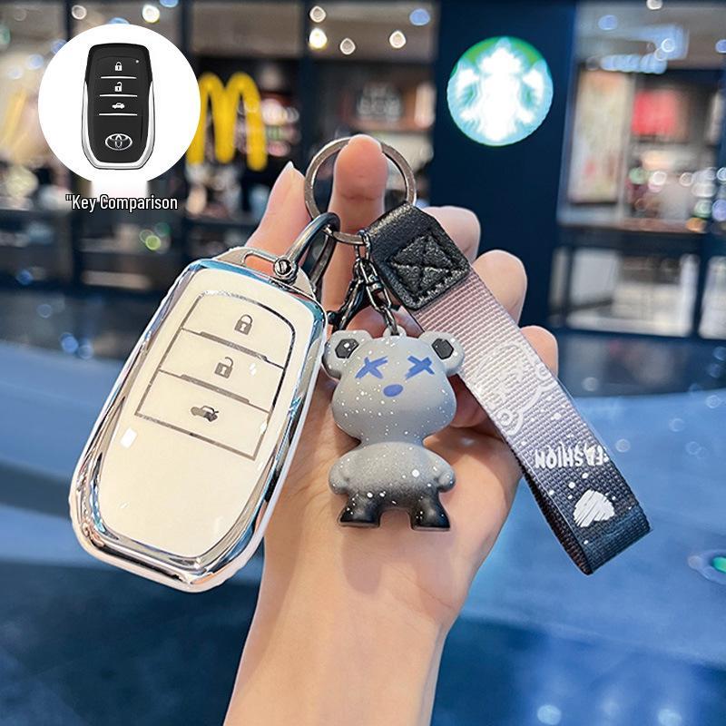 Чехол для ключа Toyota, совместимый с Corolla, Camry, Levin, RAV4, Venza, Avalon и Fenglanda