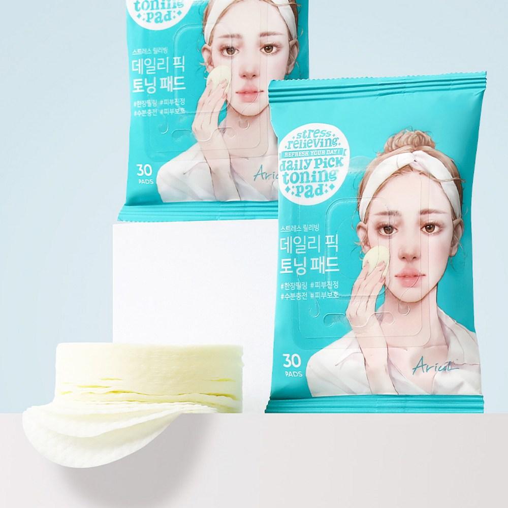 Ariul Daily Pick Calming Toning Pad 57g, 30 pieces, 3units