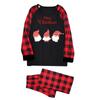 Family Christmas Plaid Pajama Set: Long-Sleeve T-Shirt & Pants