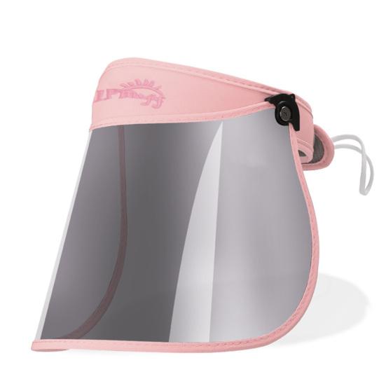 Women Sunhat Block Sunlight Anti-UV Rotary Face Shield Empty Top Visor Clear Visual Field Sun Hat Face Protection Cover Cycling Sunshade Cap