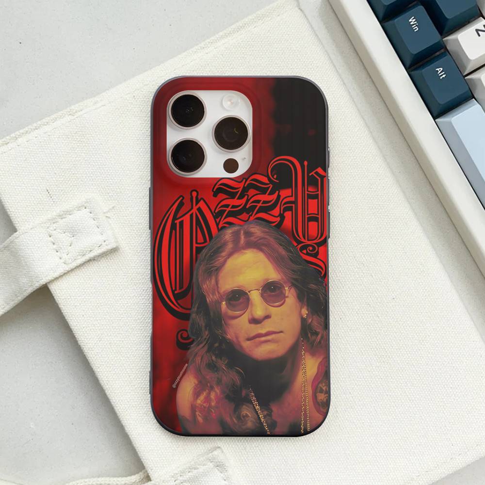 O-Ozzy Osbourne Band For IPhone 16 15 14 13 12 11 17 Pro Max Plus Wave Corrugated Phone Case Anti Drop Cover