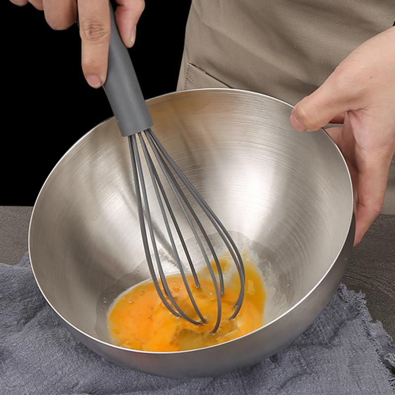 Кухонная креативная миска для салата из нержавеющей стали, корейская посуда, Золотая чаша для супа, фруктов, однослойная миска для приготовления пищи, миска для лапши