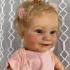 60cm Reborn Toddler Cute Girl Doll with Rooted Blonde