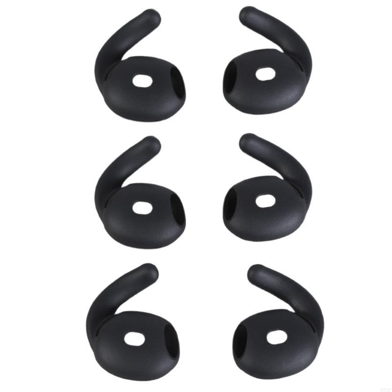 95AF 3Pairs Silicone Ear Hooks Earplugs for Pods 4 Holder Ensuring Comfort and Stability for Men and Women