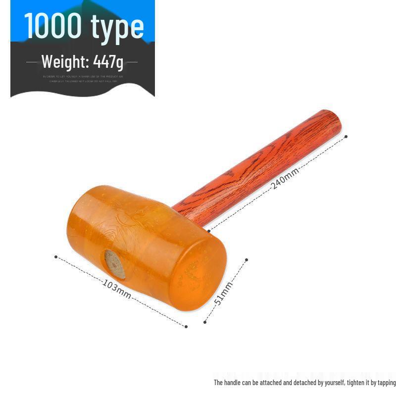 Прочный Восьмигранный Молоток с Квадратным Бойком и Деревянной Рукояткой для Работ по Демонтажу и Кирпичной Кладке