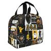 Alphas Phi Alphas Insulated Lunch Bag for Camping Travel African American Fraternity Leakproof Cooler Thermal Bento Box
