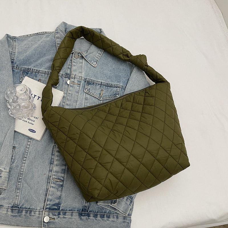 Women's Cloud Pleated Tote Bag Women's Lightweight Large Capacity Crossbody Underarm Bag