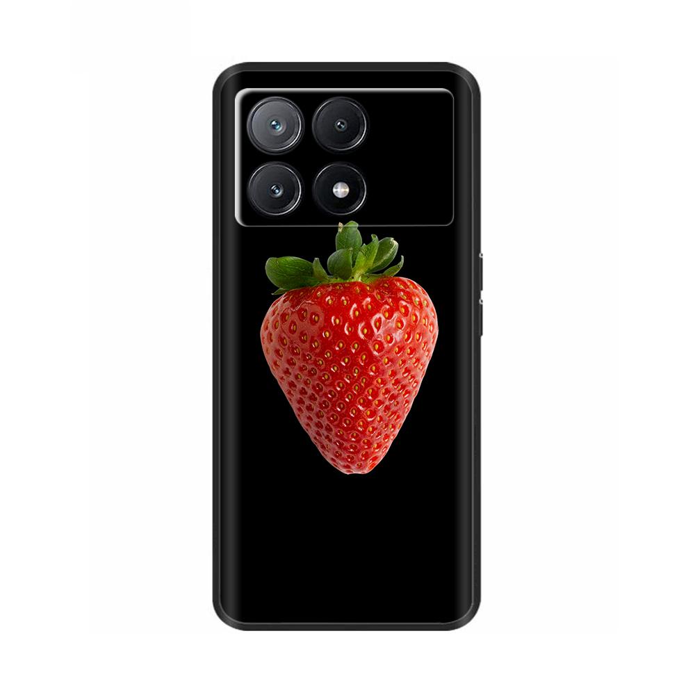 Phone Case For Poco X6 Pro Coque Cover For Poco X6 Neo Pocox6 Pro 5G Soft Black Silicone Bumper Shockproof Case Protection Shell