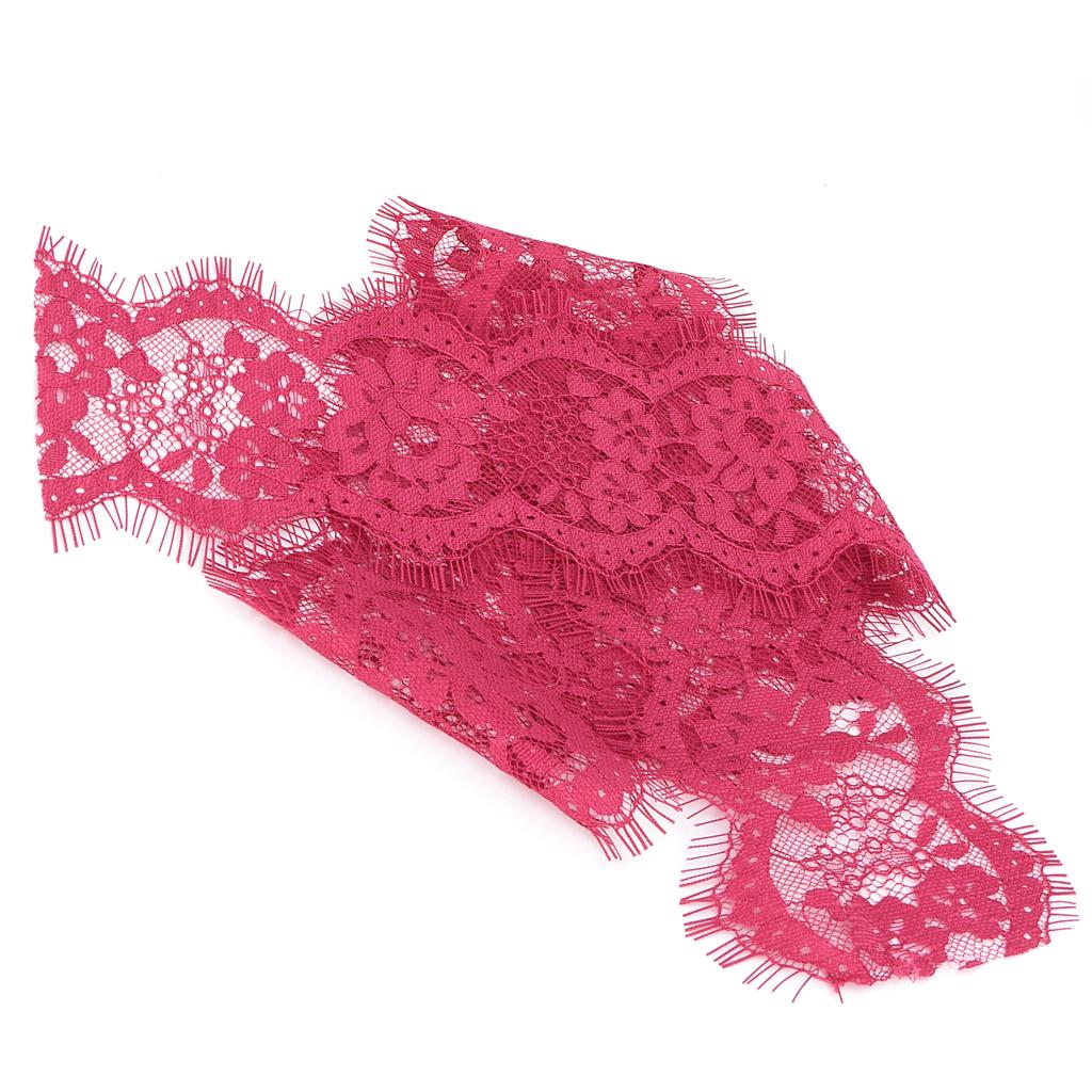 Lace Ribbon Fringed Clothing Accessories Decorating DIY Materials 10 Yard 9cm Width Purple