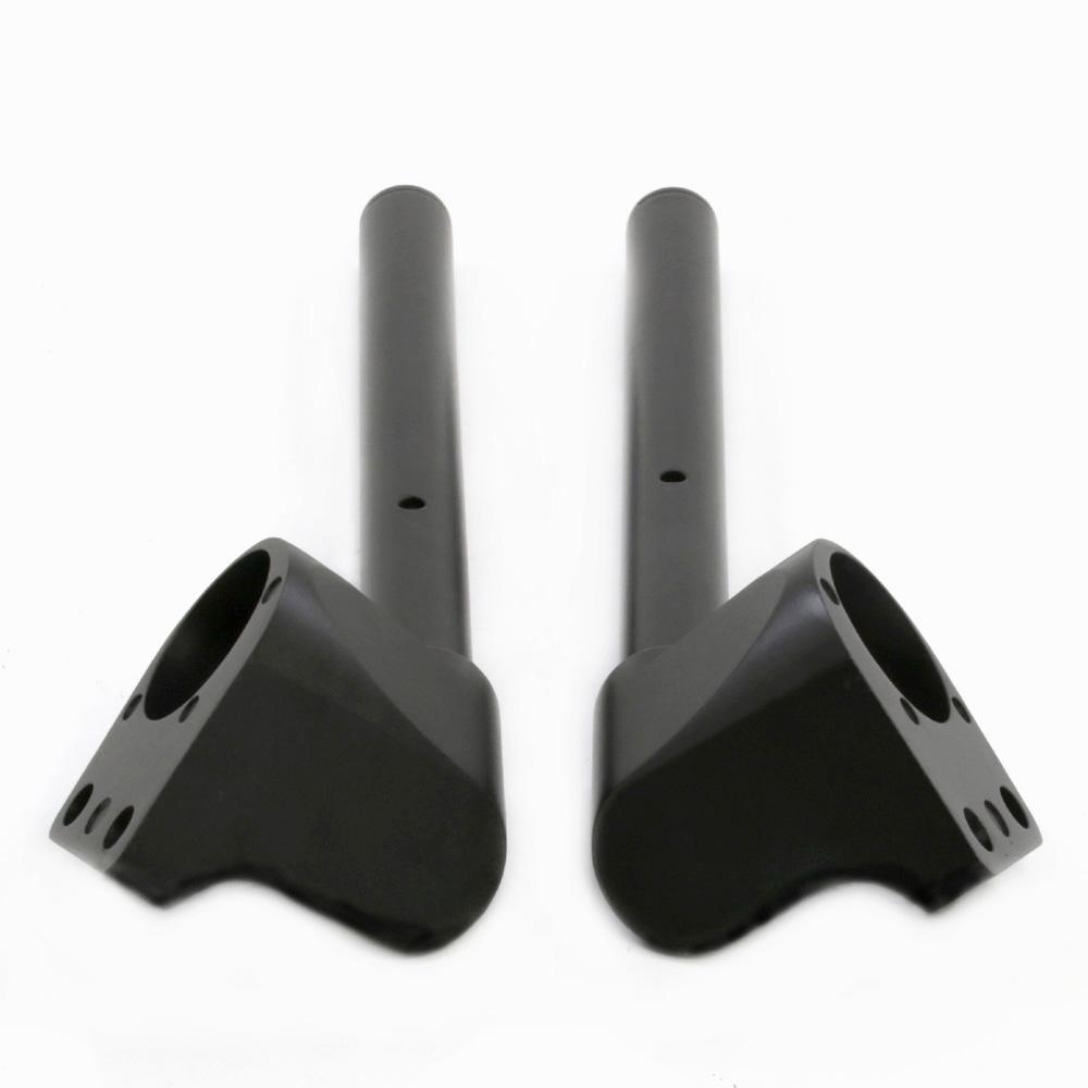 Раздельный руль для мотоцикла KAWASAKI Ninja 300 300R 250 250R EX250, черный алюминий