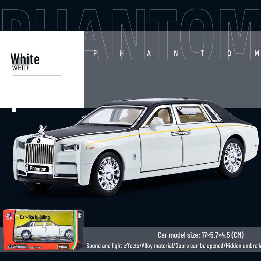 1:32 Diecast Phantom Car Model with Lights & Sound Effects, Toy for Boys