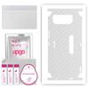 apgo Protective Skin Sticker for the Back+sides Compatible with Asus ROG Phone 6 Pro, Full Wrap Film, Foil, Vinyl - Pattern Transparent Carbon