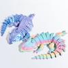 3D Printed Toys Lizards Animals Figures Model Multi-joint Movable Ornament Decorative Desktop Creativity Novelty Kids Gifts Toy