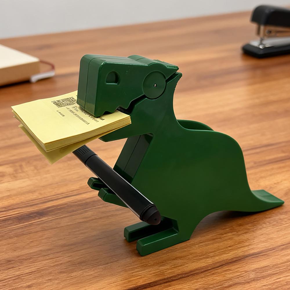 Office Desktop Dinosaur Memo Holder Creative Portable Folder Cute Business Storage Memo Box